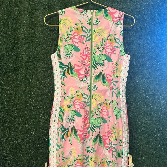Lilly Pulitzer Mila Stretch Cotton Shift Dress in Via Amore Spritzer - Picture 10 of 13